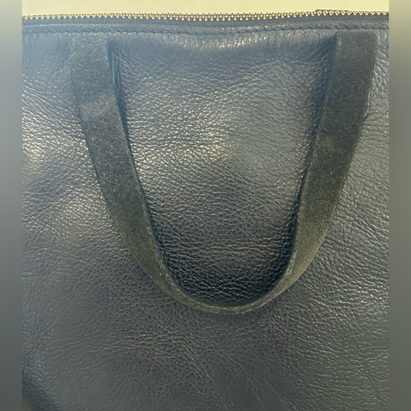 Madewell Black Leather Crossbody Tote - Picture 3 of 15